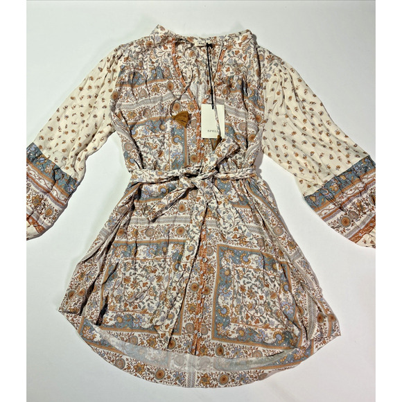 Spell Sunshine Bandit Tunic Dress - Dessert Sage Size Small NWT - Picture 2 of 9